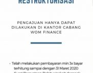 cara menunda pembayaran angsuran wom finance