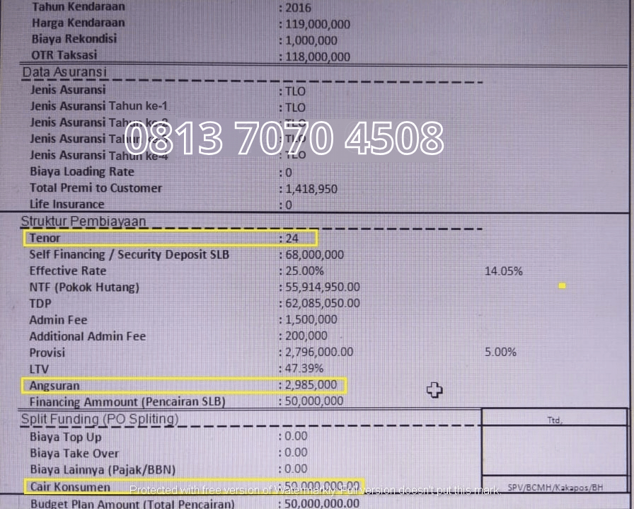 gadai bpkb mobil/motor wom finance